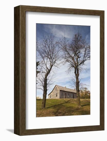 Hollenburg Pony Express Station State Historic Site, Kansas, USA-Walter Bibikow-Framed Photographic Print