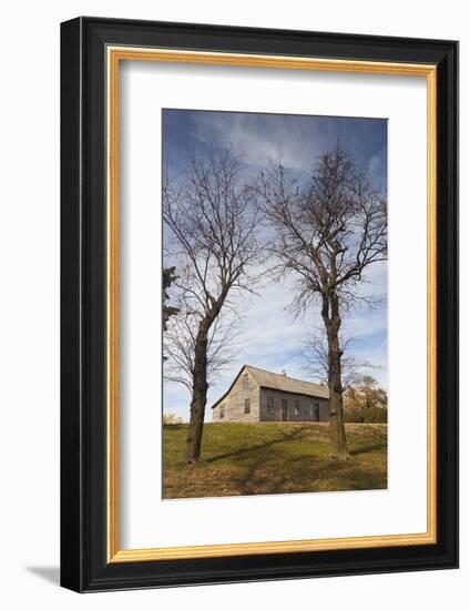 Hollenburg Pony Express Station State Historic Site, Kansas, USA-Walter Bibikow-Framed Photographic Print