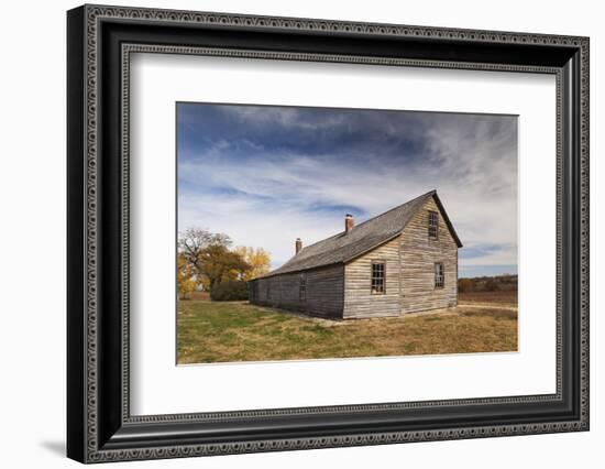 Hollenburg Pony Express Station State Historic Site, Kansas, USA-Walter Bibikow-Framed Photographic Print