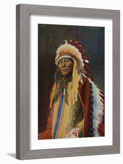 Hollow Horn Bear, Sioux Indian Chief-null-Framed Photographic Print