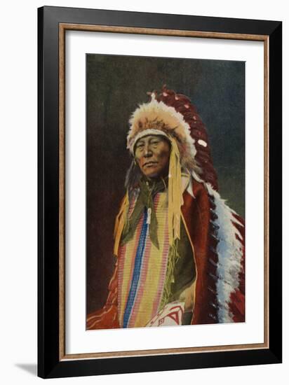 Hollow Horn Bear, Sioux Indian Chief-null-Framed Photographic Print