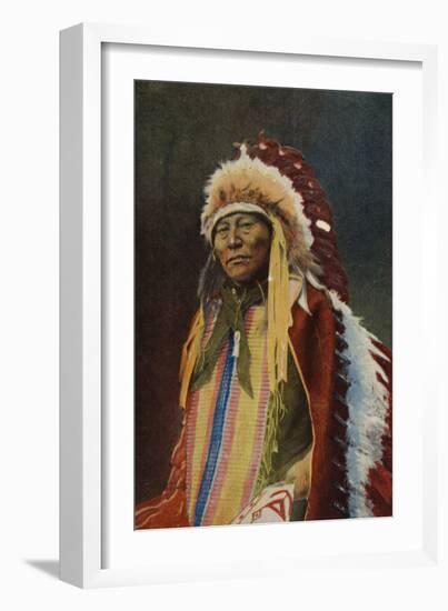 Hollow Horn Bear, Sioux Indian Chief-null-Framed Photographic Print