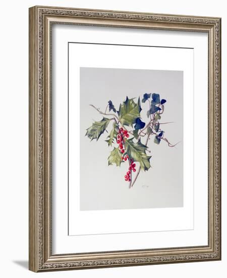 Holly and Ivy, 2001-Rebecca John-Framed Giclee Print