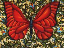 Red On Blue Butterfly-Holly Carr-Giclee Print