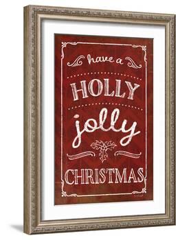 Holly Jolly Christmas-Jennifer Pugh-Framed Art Print