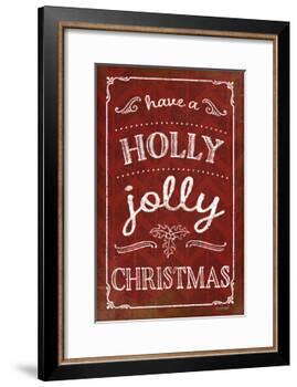 Holly Jolly Christmas-Jennifer Pugh-Framed Art Print