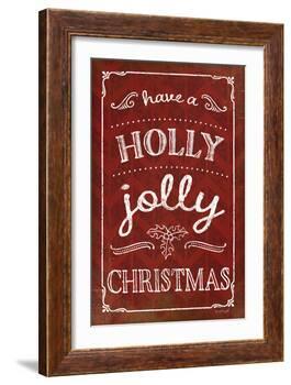 Holly Jolly Christmas-Jennifer Pugh-Framed Art Print