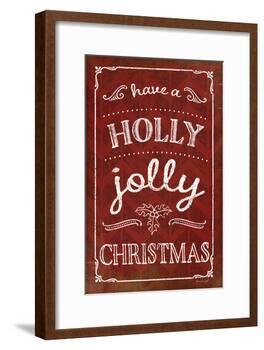 Holly Jolly Christmas-Jennifer Pugh-Framed Art Print