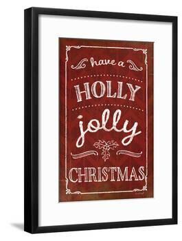 Holly Jolly Christmas-Jennifer Pugh-Framed Art Print