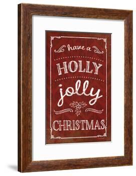 Holly Jolly Christmas-Jennifer Pugh-Framed Art Print