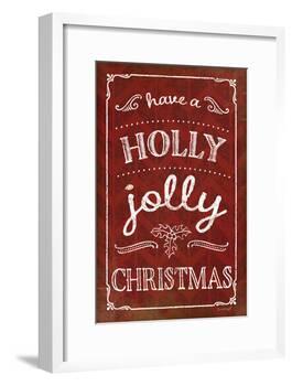 Holly Jolly Christmas-Jennifer Pugh-Framed Art Print
