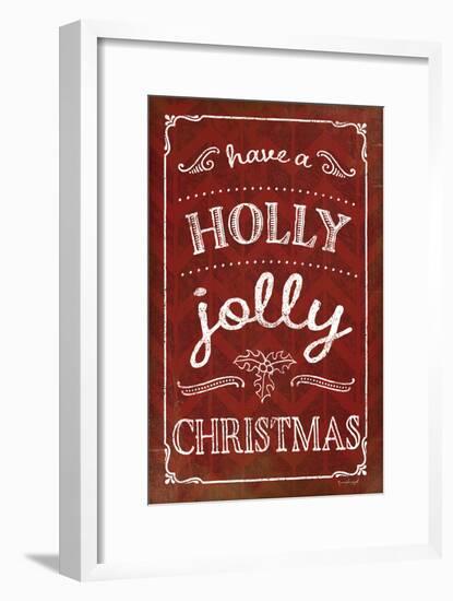 Holly Jolly Christmas-Jennifer Pugh-Framed Art Print