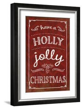 Holly Jolly Christmas-Jennifer Pugh-Framed Art Print
