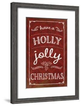 Holly Jolly Christmas-Jennifer Pugh-Framed Art Print