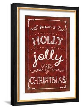 Holly Jolly Christmas-Jennifer Pugh-Framed Art Print