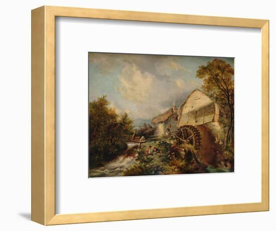 'Holly Street', 1847, (1938)-George Burrell Willcock-Framed Giclee Print