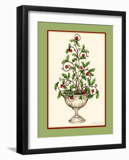 Holly Tree Topiary-Robin Betterley-Framed Giclee Print