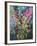 Hollyhock Summer-Malva-Framed Giclee Print