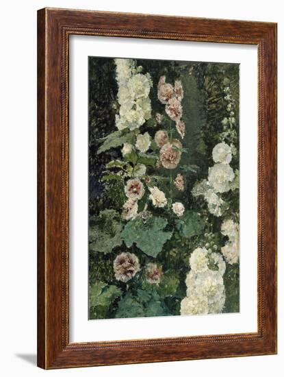 Hollyhocks, 1872-Marià Fortuny-Framed Giclee Print