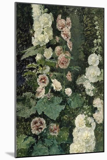 Hollyhocks, 1872-Marià Fortuny-Mounted Giclee Print