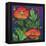 Hollyhocks 316-Howie Green-Framed Premier Image Canvas