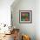 Hollyhocks 316-Howie Green-Framed Giclee Print displayed on a wall