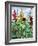 Hollyhocks and Sunflowers-Christopher Ryland-Framed Giclee Print