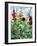 Hollyhocks and Sunflowers-Christopher Ryland-Framed Giclee Print