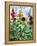 Hollyhocks and Sunflowers-Christopher Ryland-Framed Premier Image Canvas