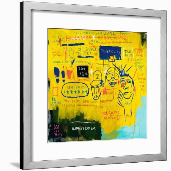 Hollywood Africans, 1983-Jean-Michel Basquiat-Framed Giclee Print