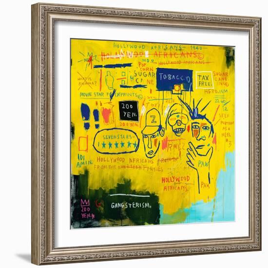 Hollywood Africans, 1983-Jean-Michel Basquiat-Framed Giclee Print