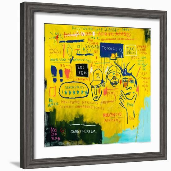 Hollywood Africans, 1983-Jean-Michel Basquiat-Framed Giclee Print