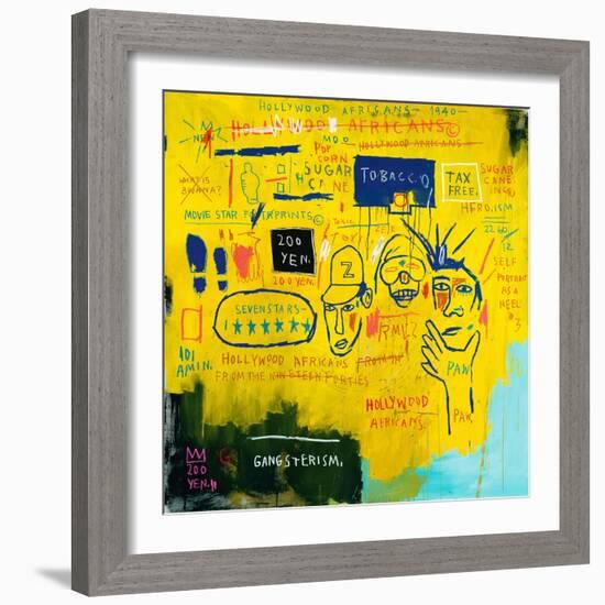 Hollywood Africans, 1983-Jean-Michel Basquiat-Framed Giclee Print