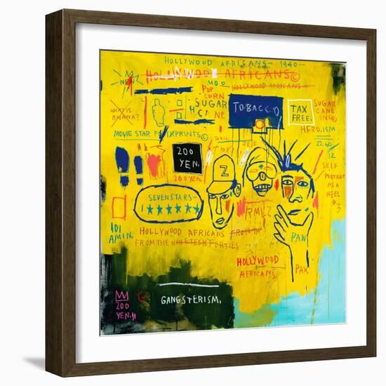 Hollywood Africans, 1983-Jean-Michel Basquiat-Framed Giclee Print