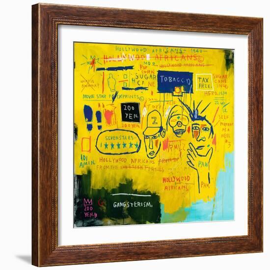 Hollywood Africans, 1983-Jean-Michel Basquiat-Framed Giclee Print