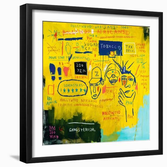 Hollywood Africans, 1983-Jean-Michel Basquiat-Framed Giclee Print
