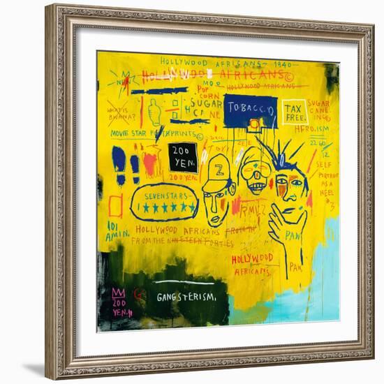 Hollywood Africans, 1983-Jean-Michel Basquiat-Framed Giclee Print