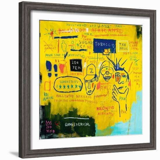 Hollywood Africans, 1983-Jean-Michel Basquiat-Framed Giclee Print