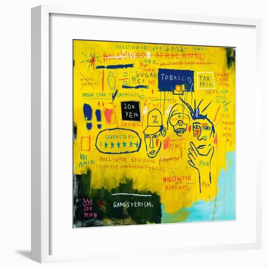 Hollywood Africans, 1983-Jean-Michel Basquiat-Framed Giclee Print