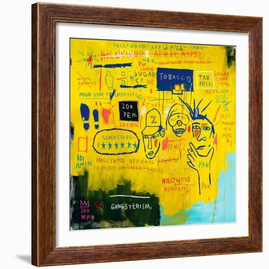 Hollywood Africans, 1983-Jean-Michel Basquiat-Framed Giclee Print