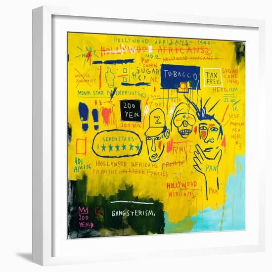 Hollywood Africans, 1983-Jean-Michel Basquiat-Framed Giclee Print