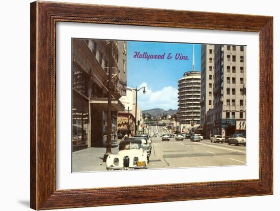 Hollywood and Vine-null-Framed Art Print