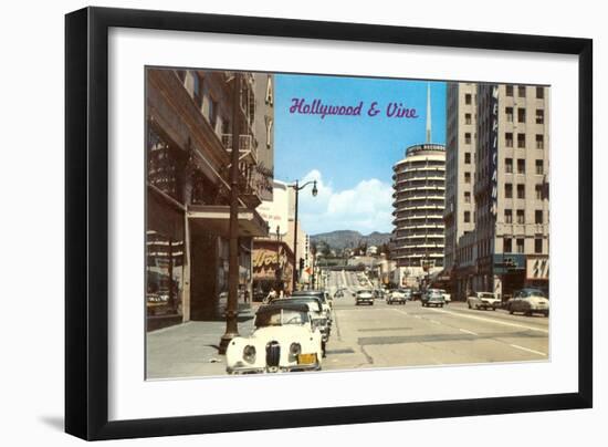 Hollywood and Vine-null-Framed Art Print