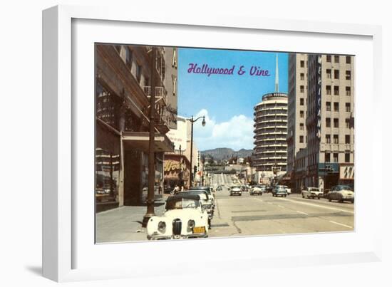 Hollywood and Vine-null-Framed Art Print