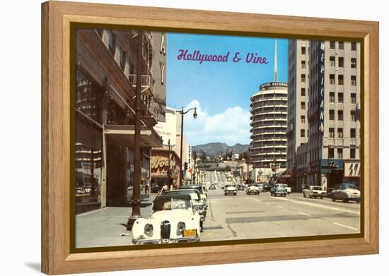 Hollywood and Vine-null-Framed Stretched Canvas