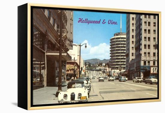 Hollywood and Vine-null-Framed Stretched Canvas