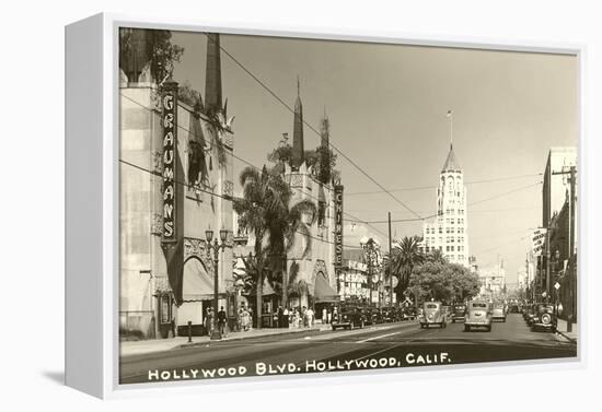 Hollywood Boulevard, Hollywood, California-null-Framed Stretched Canvas