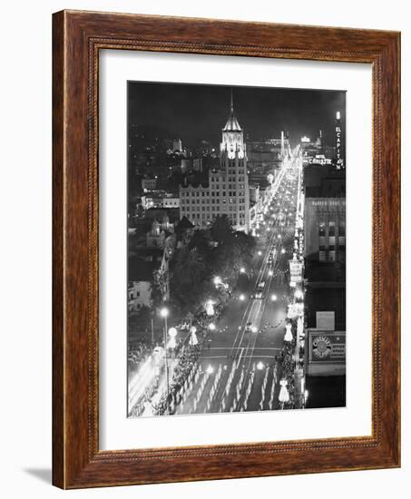 Hollywood Boulevard-Philip Gendreau-Framed Photographic Print