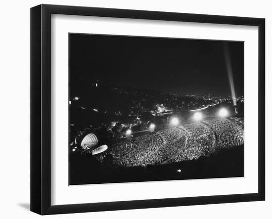 Hollywood Bowl at Night-null-Framed Photographic Print