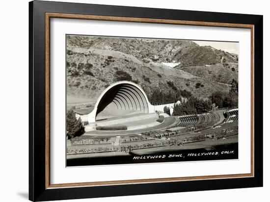 Hollywood Bowl, Los Angeles, California-null-Framed Art Print